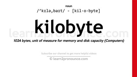 Kilobyte Definition .